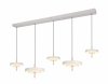Lampa wisząca LED wielopunktowa okrągłe klosze designerska nowoczesna ściemnialna KEATON 340210576 Trio